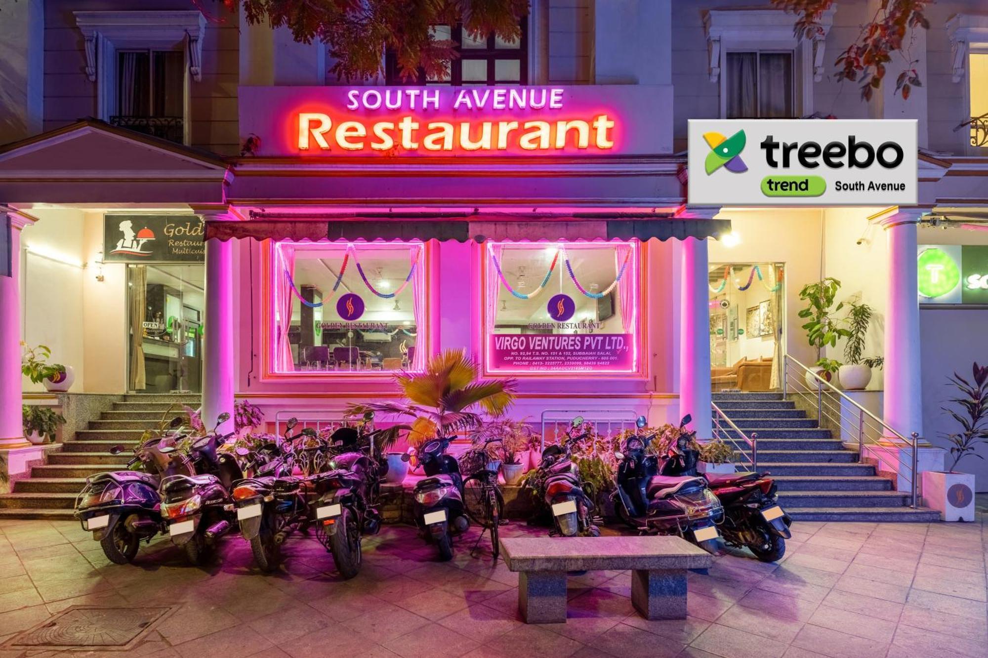 Treebo South Avenue, 700 Mts From Promenade Beach Pondicherry Exterior foto